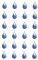 Raindrop Stickers – 240 Pack, 1" Large | 10 Sheets of Blue Water Drop Stickers for Crafts, Rewards, and Classrooms